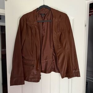Brown Biker Jacket